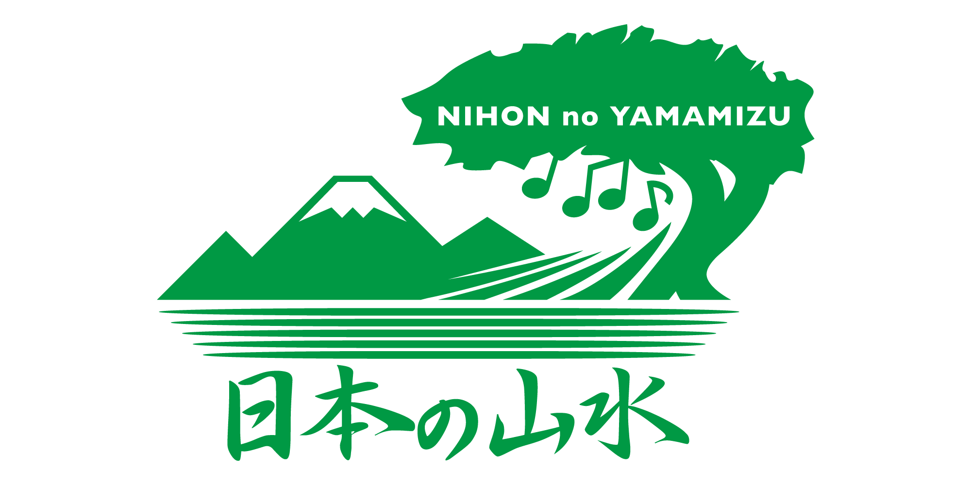 日本の山水のロゴ